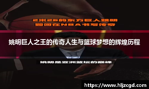 姚明巨人之王的传奇人生与篮球梦想的辉煌历程